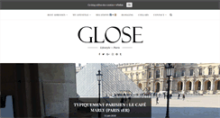 Desktop Screenshot of glose.fr